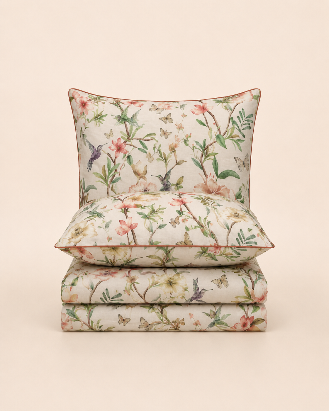 Bloom & Hummingbird - 7 piece duvet cover set