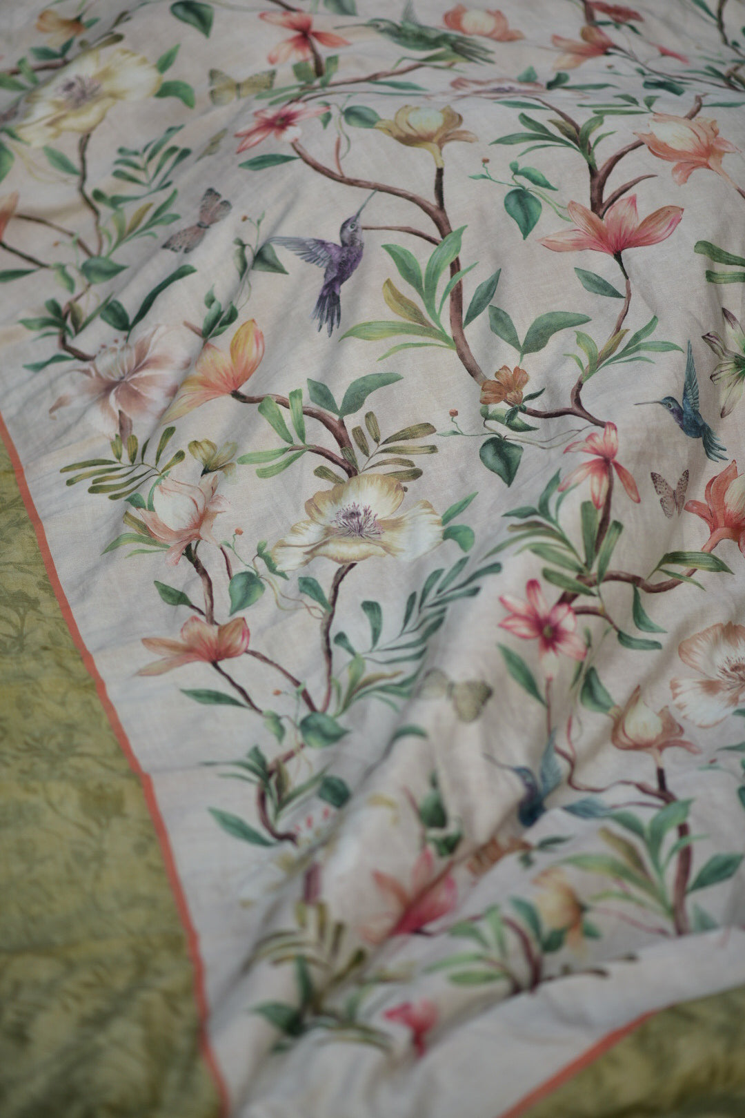 Bloom & Hummingbird - 7 piece duvet cover set
